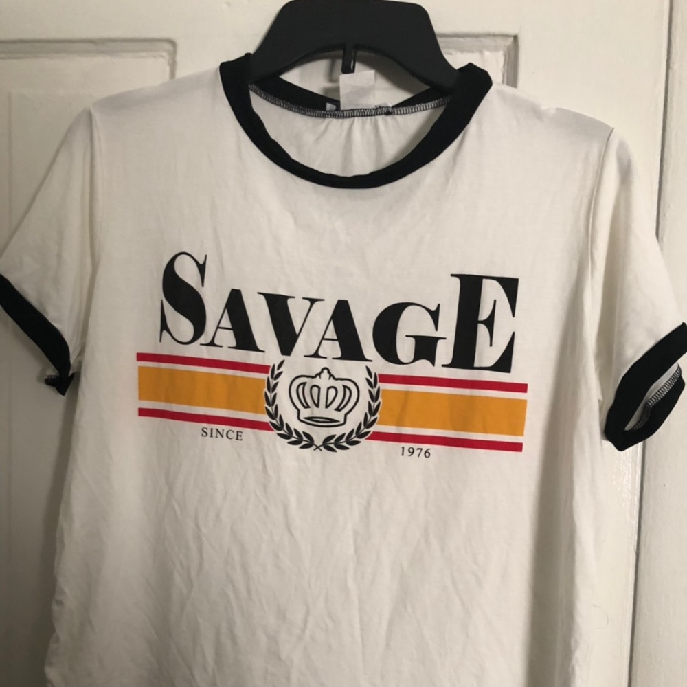 Savage White Shirt